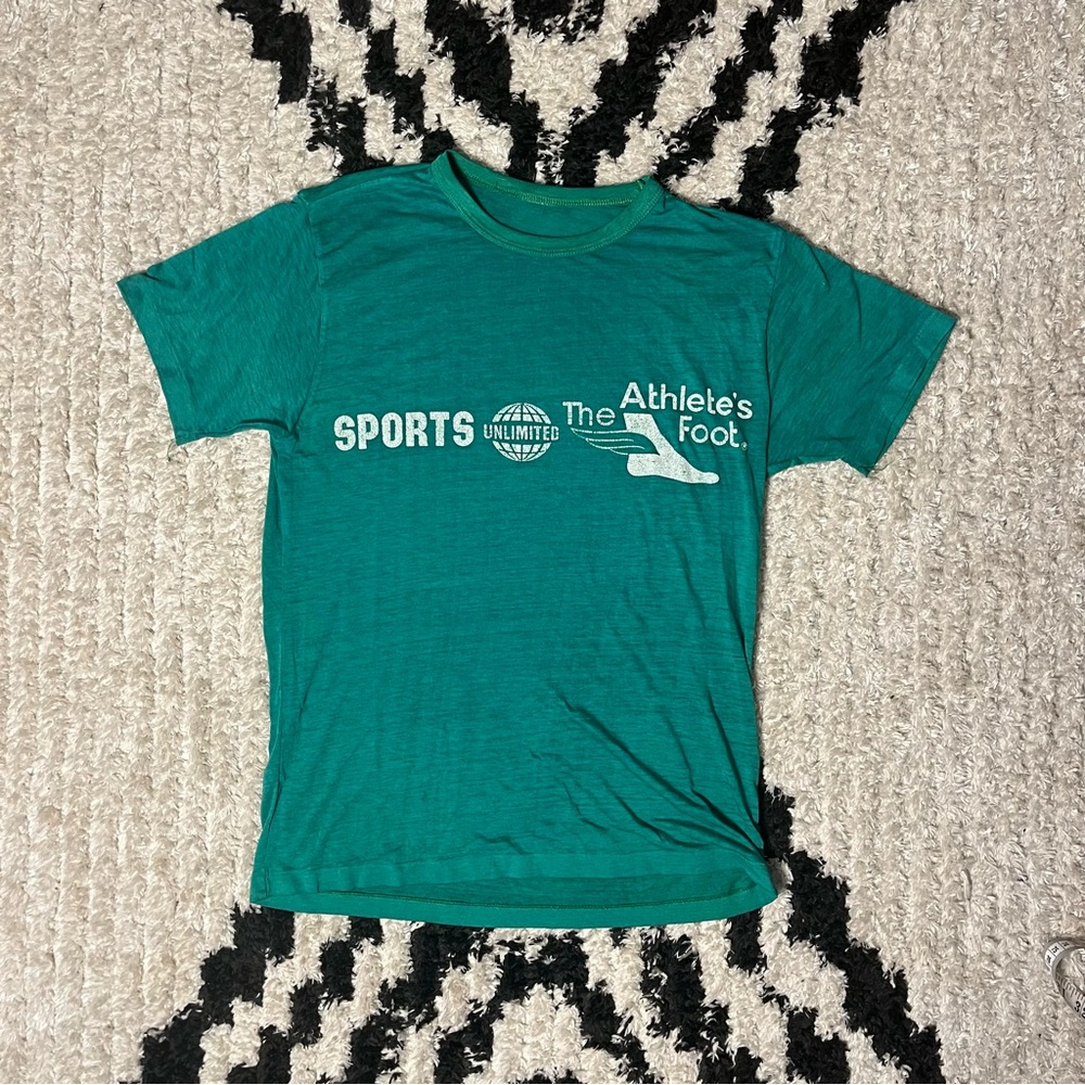 Vintage Teal Sports Tee